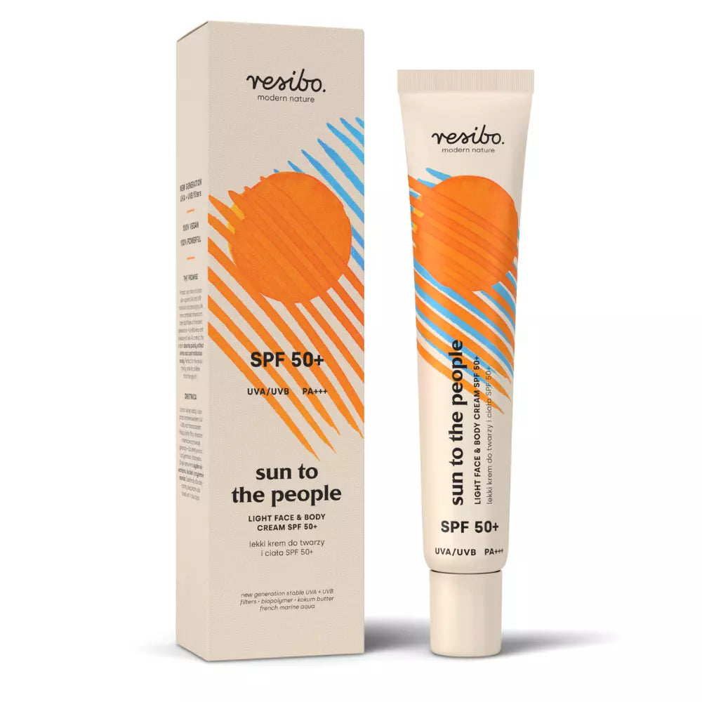 SUN TO PEOPLE - Crema viso leggera SPF50+