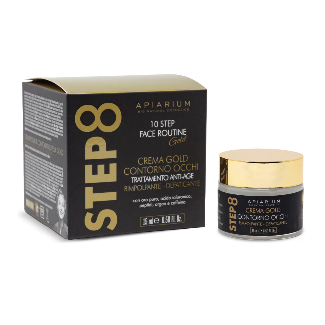 Crema contorno occhi GOLD anti-age intensiva – Step 8