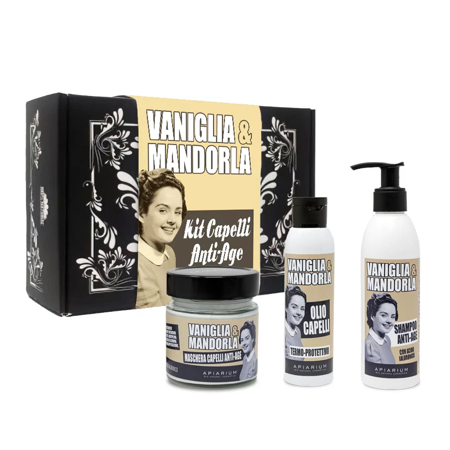 Kit capelli Anti-age Vaniglia e Mandorla